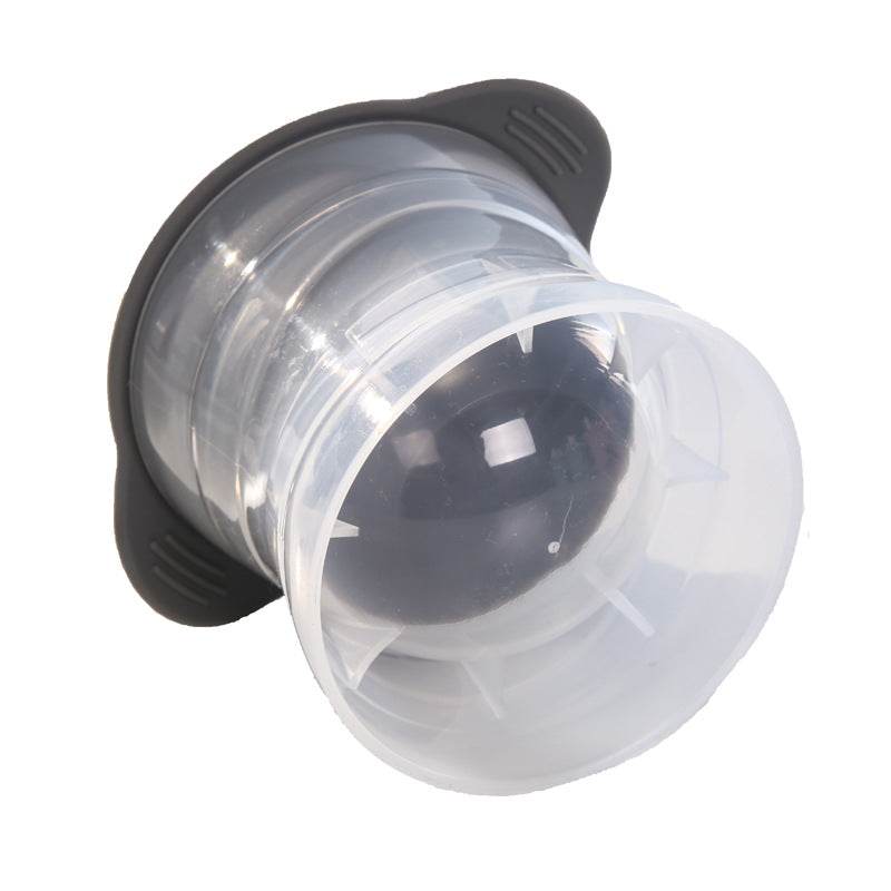 Premium Giant Spherical Ice Ball Maker - 2.5 Inch Large Ice Ball Mold for Whiskey, Cocktails & Bourbon - Perfect for Home Bars, Parties & Gift Giving