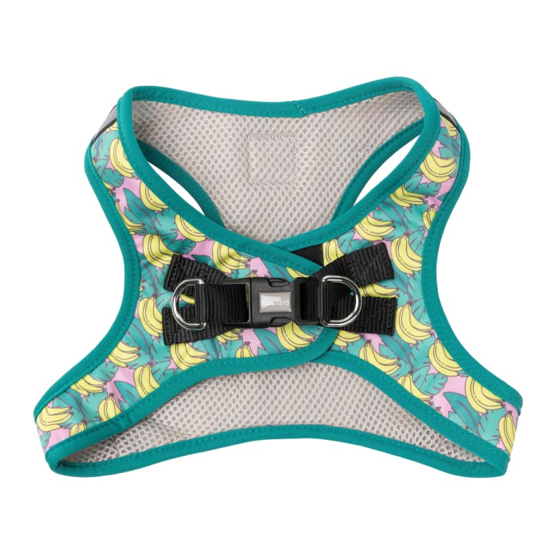 Fuzzyard Bananarama Dog Step-in Harness - Adjustable Pet Vest with Reflective Strips (6 Sizes) for Small to Large Dogs - Perfect for Walking, Training & Outdoor Adventures
