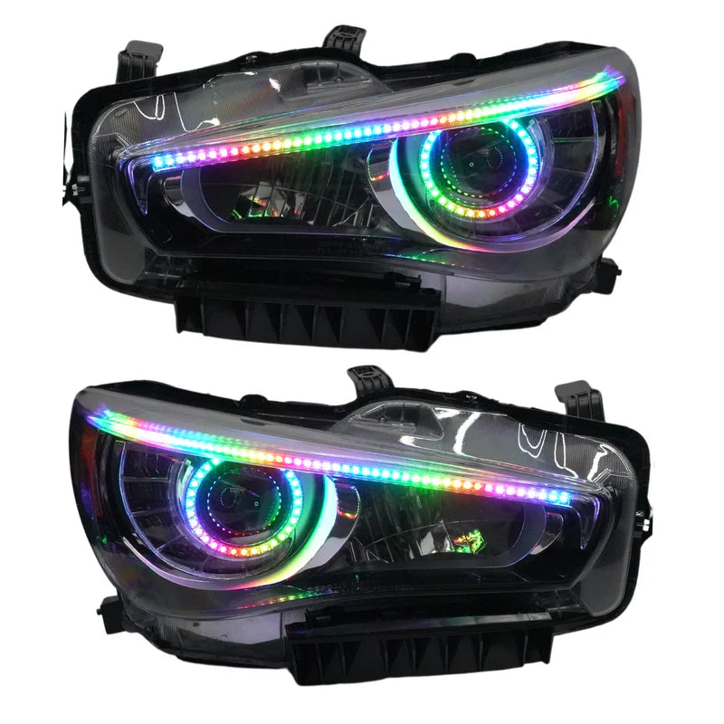 Infiniti Q50 Multicolor LED Headlights (2014-2024) - Upgrade Your Car's Style & Visibility for Night Driving