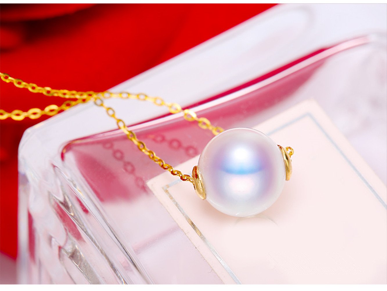 Luxury Tahitian Black Pearl & Akoya White Pearl Necklace - 18K Gold Pendant, AAAA+ Round Pearls - Elegant Fine Jewelry Gift for Women (Anniversary, Birthday, Valentine's Day, Mother's Day) - Perfect for Weddings, Parties & Special Occasions