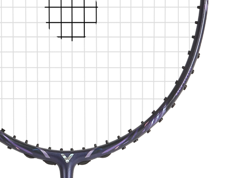 Victor Auraspeed Fantome Badminton Racket - Lightweight Carbon Fiber Shuttlecock Racket for Professional & Recreational Players - Perfect for Tournaments, Training & Backyard Games