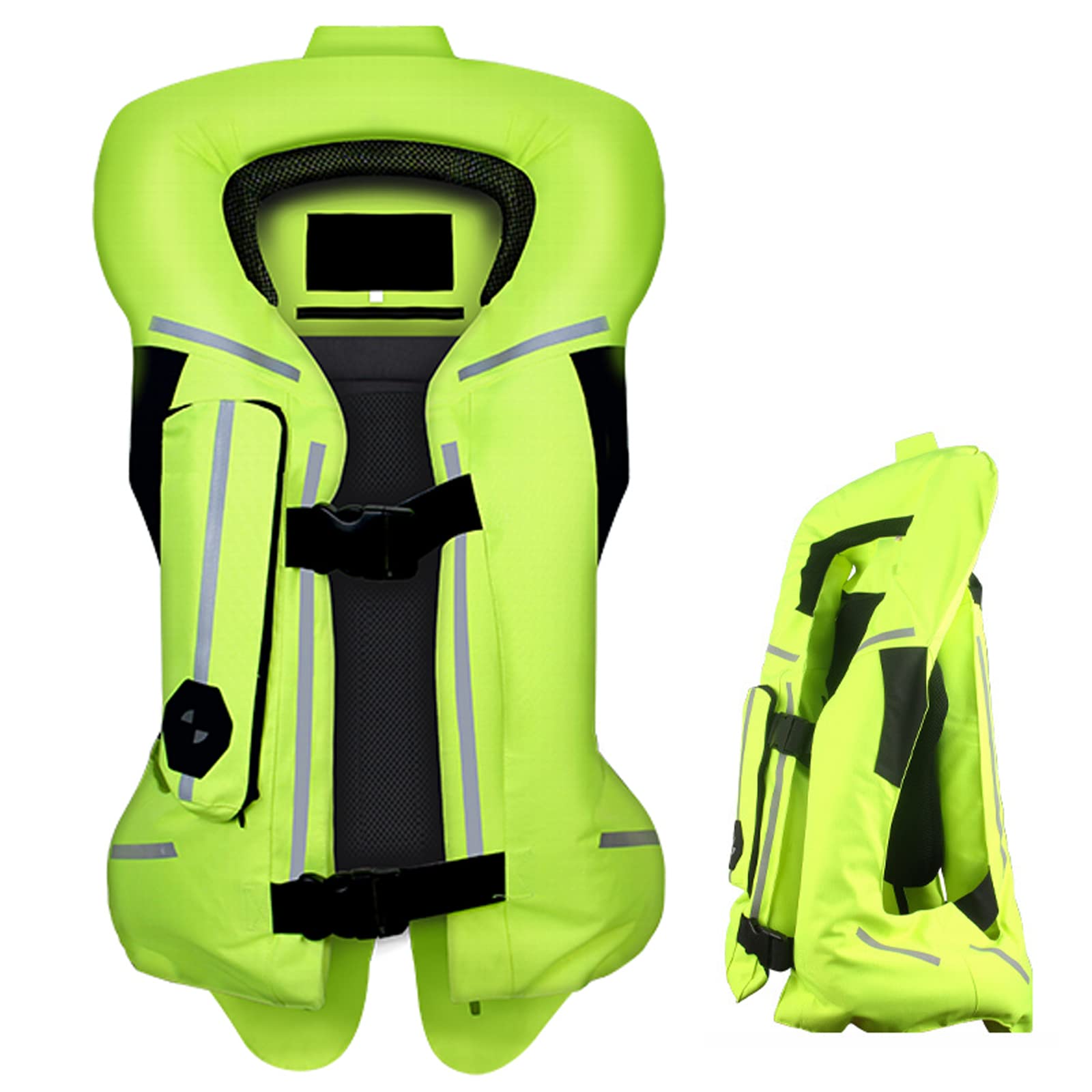 TRGGBH Motorcycle Airbag Vest for Men & Women - CE Certified Motocross Airbag Jacket with Reflective Strips - Protective Gear for Street & Off-Road Riding - Perfect for Commuting, Racing & Adventure Tours