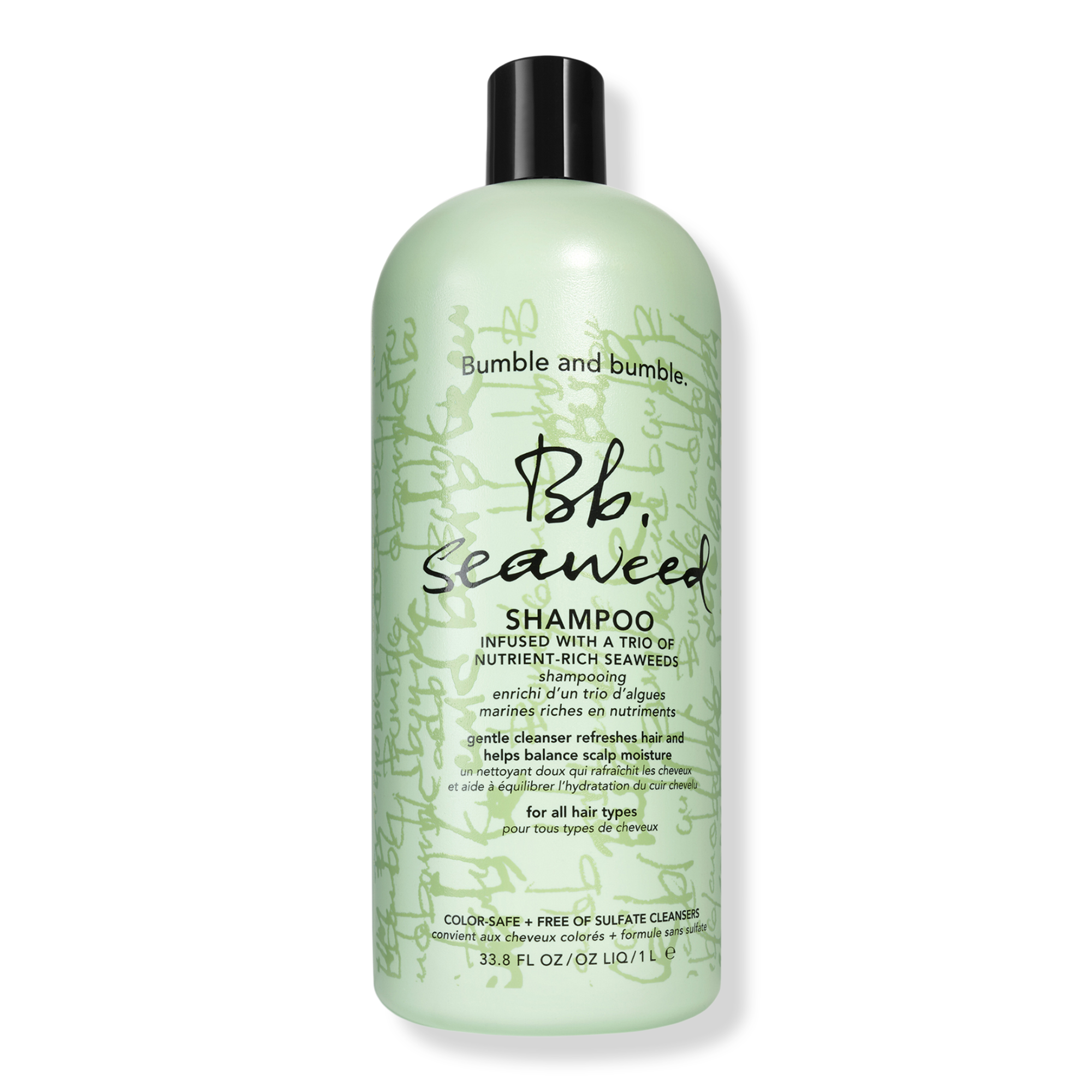Bumble and Bumble Bb.Seaweed Shampoo and Conditioner Liter Duo Set - Volumizing & Strengthening Hair Care for Fine Hair - Salon Quality Shampoo & Conditioner for Daily Use at Home or Salon ($216 Value)