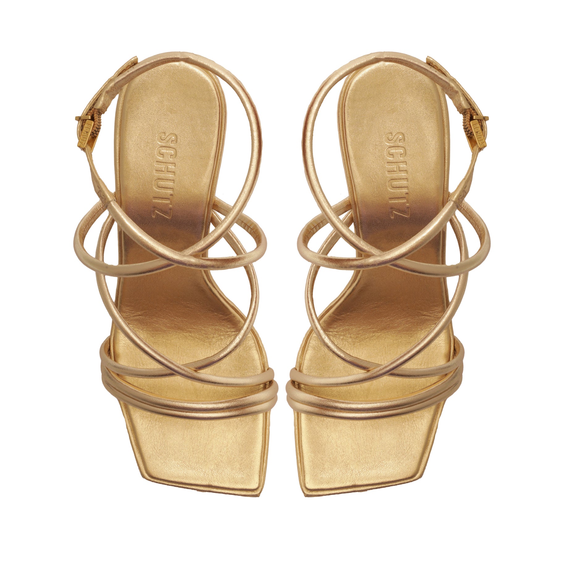 Phoeby Metallic Leather Sandal - Women's Fashion Gladiator Sandals for Summer | Comfortable & Stylish Footwear for Beach, Vacation and Casual Outings