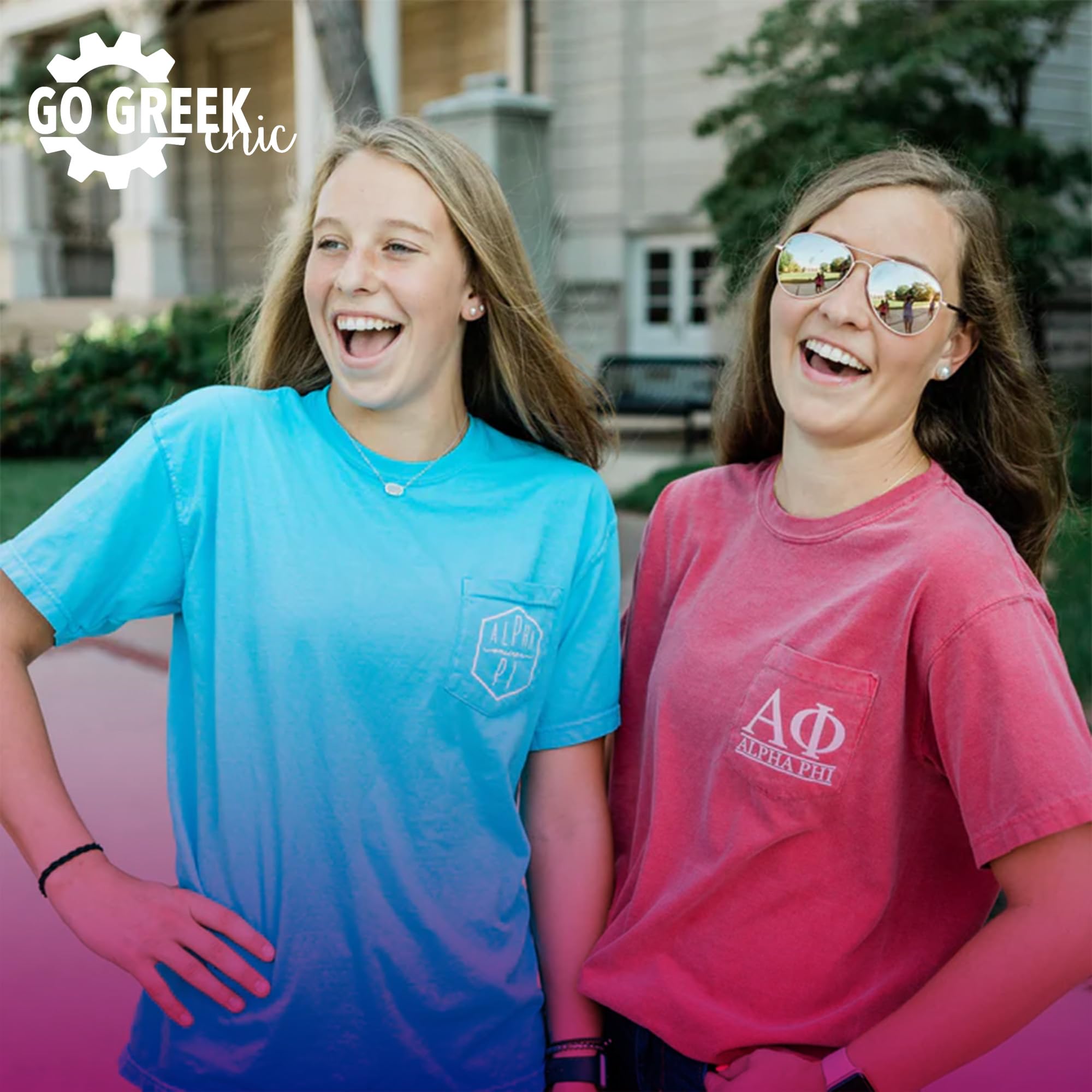 Delta Zeta Sorority Comfort Colors Pocket T-Shirt with Greek Letters - Soft & Stylish for Sisterhood Events, Campus Wear & Casual Outfits