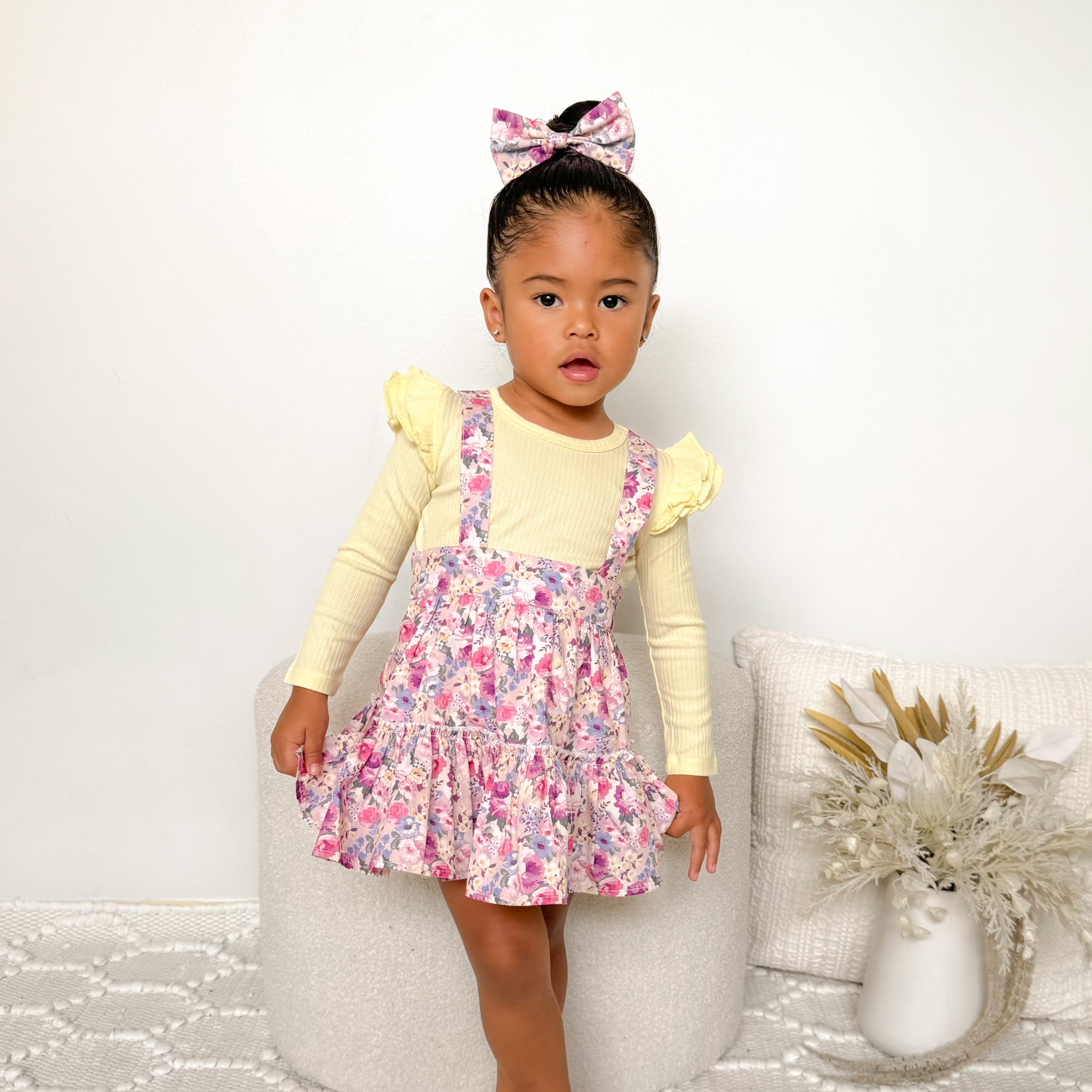 Stylish Ruffle Suspender Skirt by Talulah - Perfect for Casual Outings, Parties & Photo Shoots