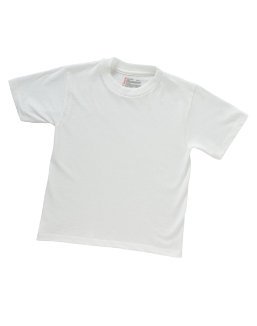 Hanes Boys' ComfortBlend White Crew Neck T-Shirt Pack of 3 - Soft Cotton Short Sleeve Tees for Everyday Wear, School & Play (Size S, White)