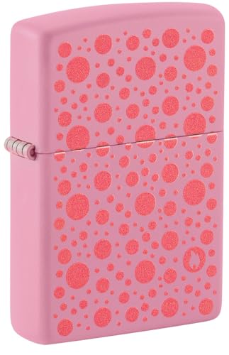 Pink Matte Polka Dot