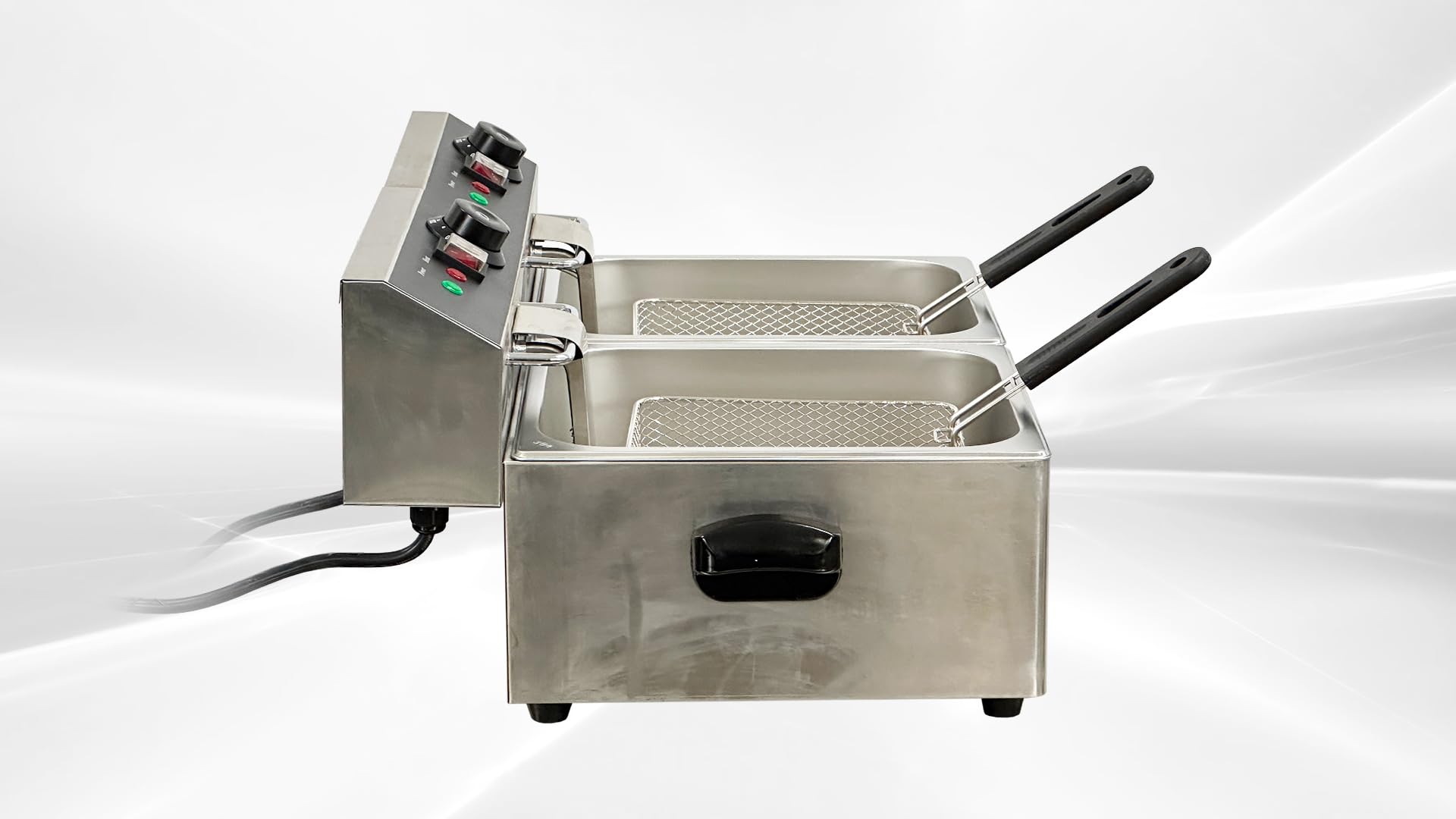 Commercial Electric Countertop Deep Fryer 12L - NSF & ETL Certified - Perfect for Restaurants, Food Trucks & Catering Businesses
