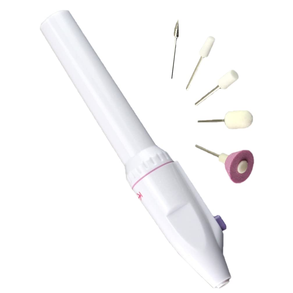 EXCLUZO Cordless Electric Nail Drill Machine - Professional Manicure & Pedicure Kit with Nail File & Polisher for Salon & Home Use (Battery Not Included) - Perfect for Nail Art, Acrylics & Gel Polish Removal