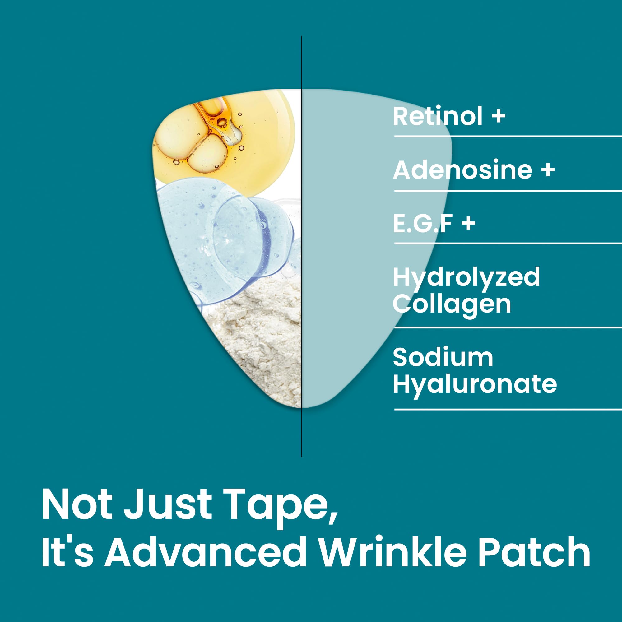 Youthful Curve Wrinkle Patch Duo - Anti-Aging Wrinkle Tape for Neck & Face | Korean Skincare Treatment with Retinol, Collagen & Hyaluronic Acid | Invisible Contour Strips for Smooth Skin - Perfect for Daily Use & Special Occasions