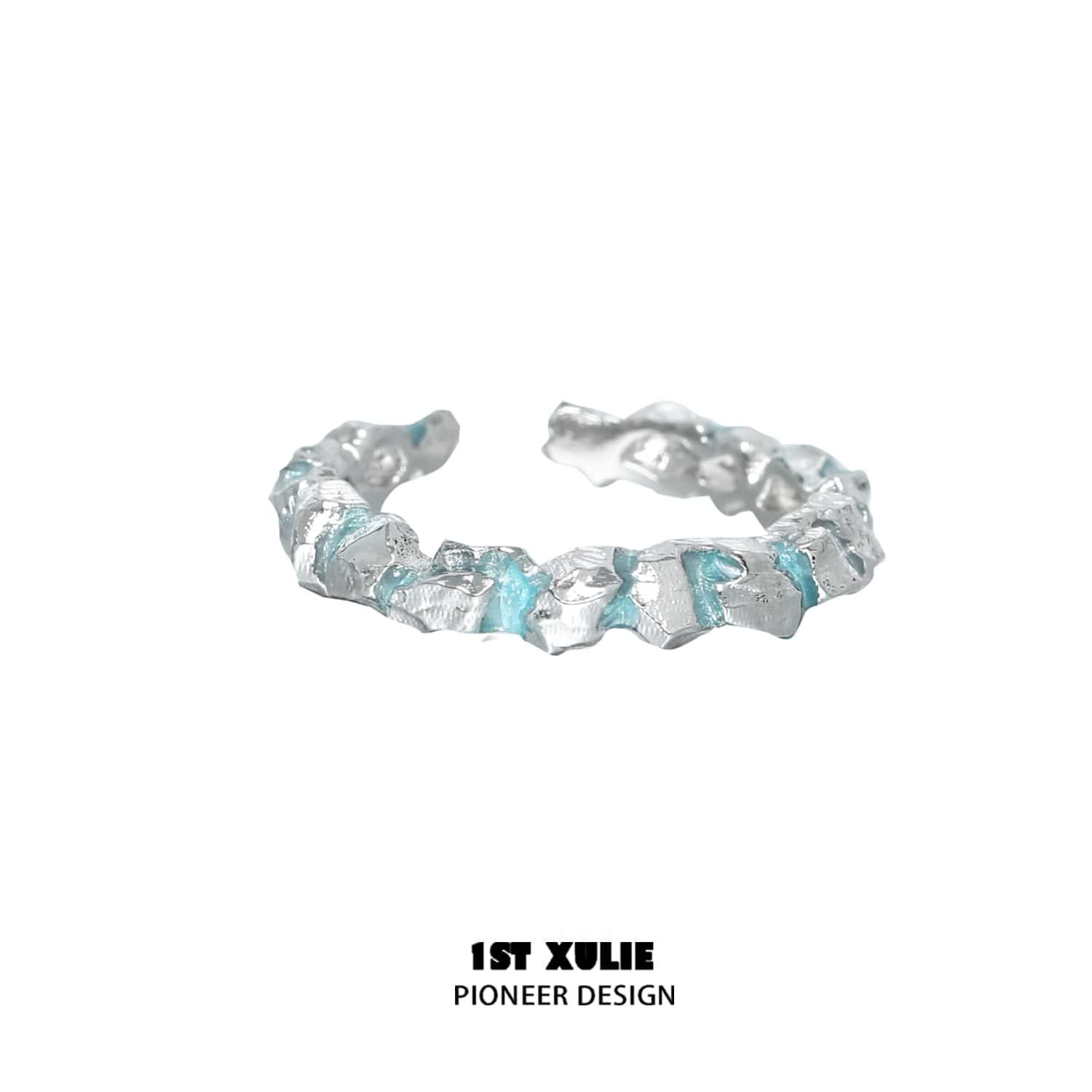 S925 Sterling Silver Drip Wax Ring™ - Elegant Handmade Jewelry for Women | Perfect for Beach Weddings, Date Nights & Boho Fashion Accessories