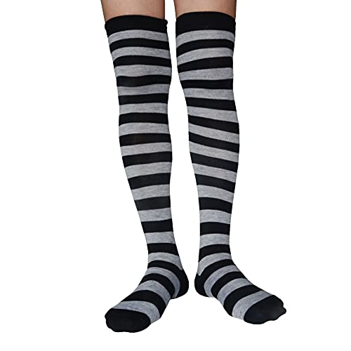 Black and Light Grey Striped