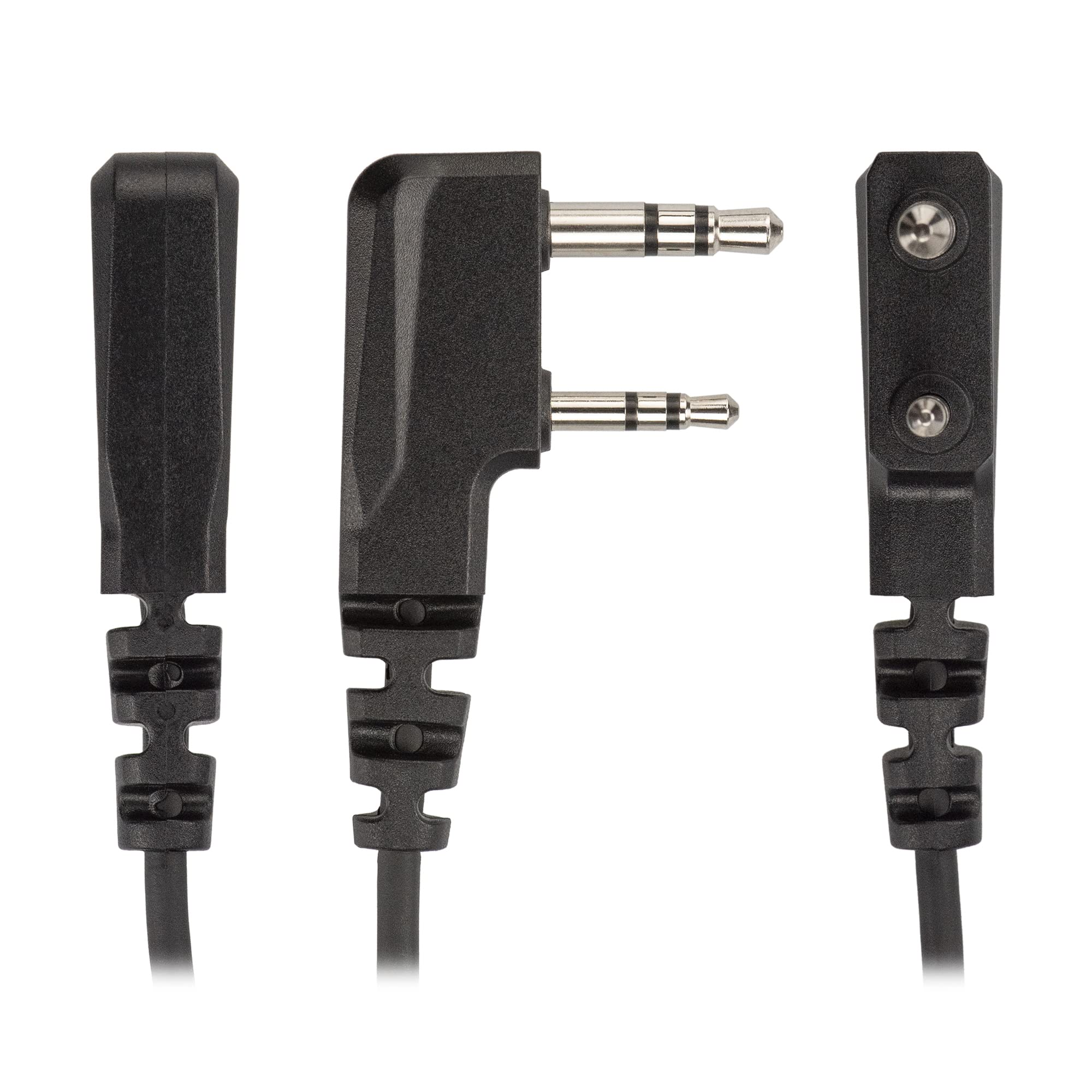 Arrowmax 4 Pack APM250-K2 IP56 Waterproof Shoulder Speaker Microphone - Compatible with Kenwood 2-PIN TK-2360 TK-3360 TK-2312 TK-3312 - Ideal for Outdoor Adventures, Construction Sites & Emergency Communication