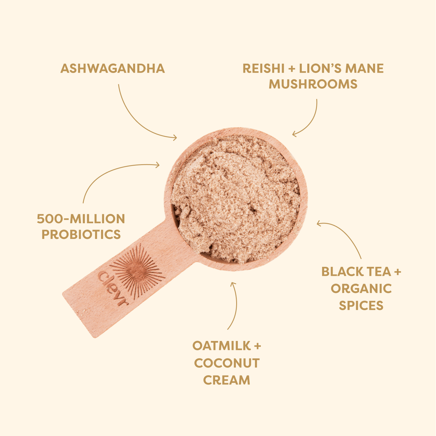 Organic Chai Superlatte Powder - Premium Spiced Tea Latte Mix for Coffee Lovers | Perfect for Home, Office & Cafe Use