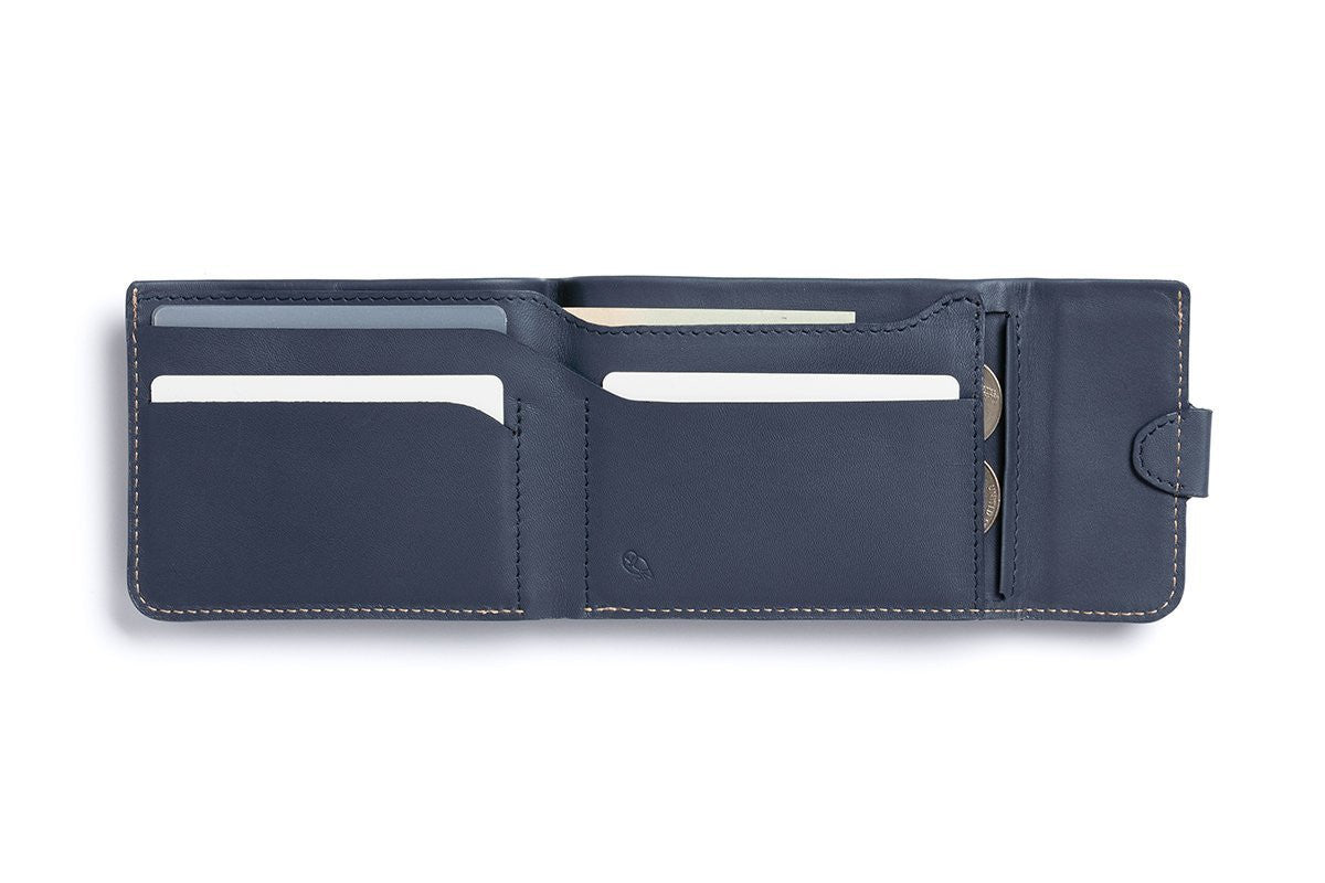 Bellroy Coin Fold Wallet - Slim RFID Blocking Leather Wallet for Men & Women | Perfect for Travel, Everyday Use & Minimalist Lifestyle