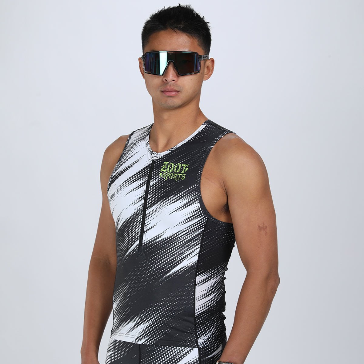 DriftSPEED Men's Performance Triathlon Tank Top - Lightweight Quick-Dry Athletic Shirt for Swimming, Cycling & Running Workouts