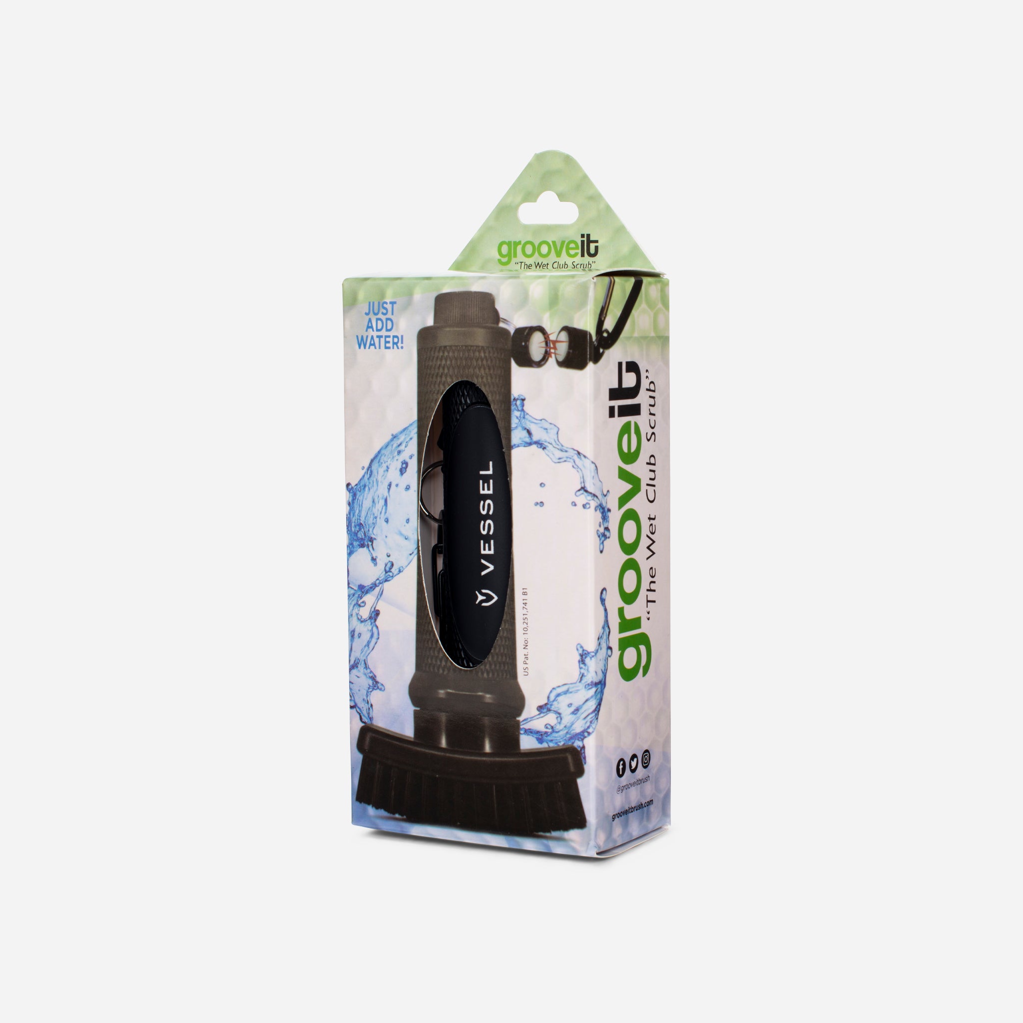 VESSEL x GrooveIt Brush - Professional Hair Styling Brush for Smooth & Shiny Hair - Perfect for Salons, Home Use & Travel