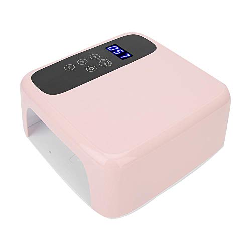 Professional 72W Nail Dryer Lamp - Fast Curing UV LED Gel Polish Machine with 10s/30s/60s/120s Timer Settings (US Plug, Pink) - Perfect for Home Manicures & Salon Nail Art