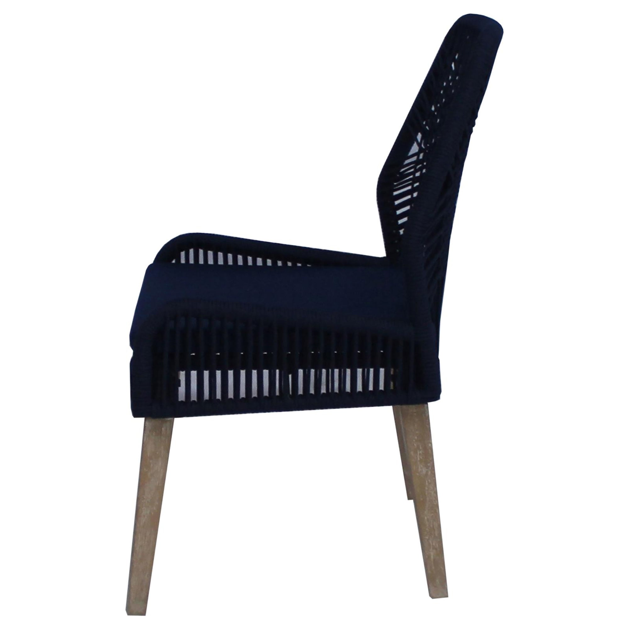 Dark Navy Upholstered Side Chairs (Set of 2) - Modern Dining Room Accent Chairs for Kitchen, Breakfast Nook or Office