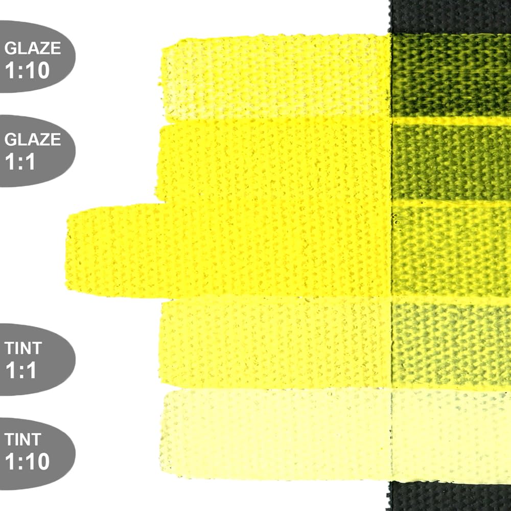 GOLDEN SoFlat Matte Acrylic Paint - Bismuth Vanadate Yellow, 16 fl oz Jar, Professional Semi-Opaque Acrylics for Artists | Perfect for Canvas Painting, Murals & DIY Crafts