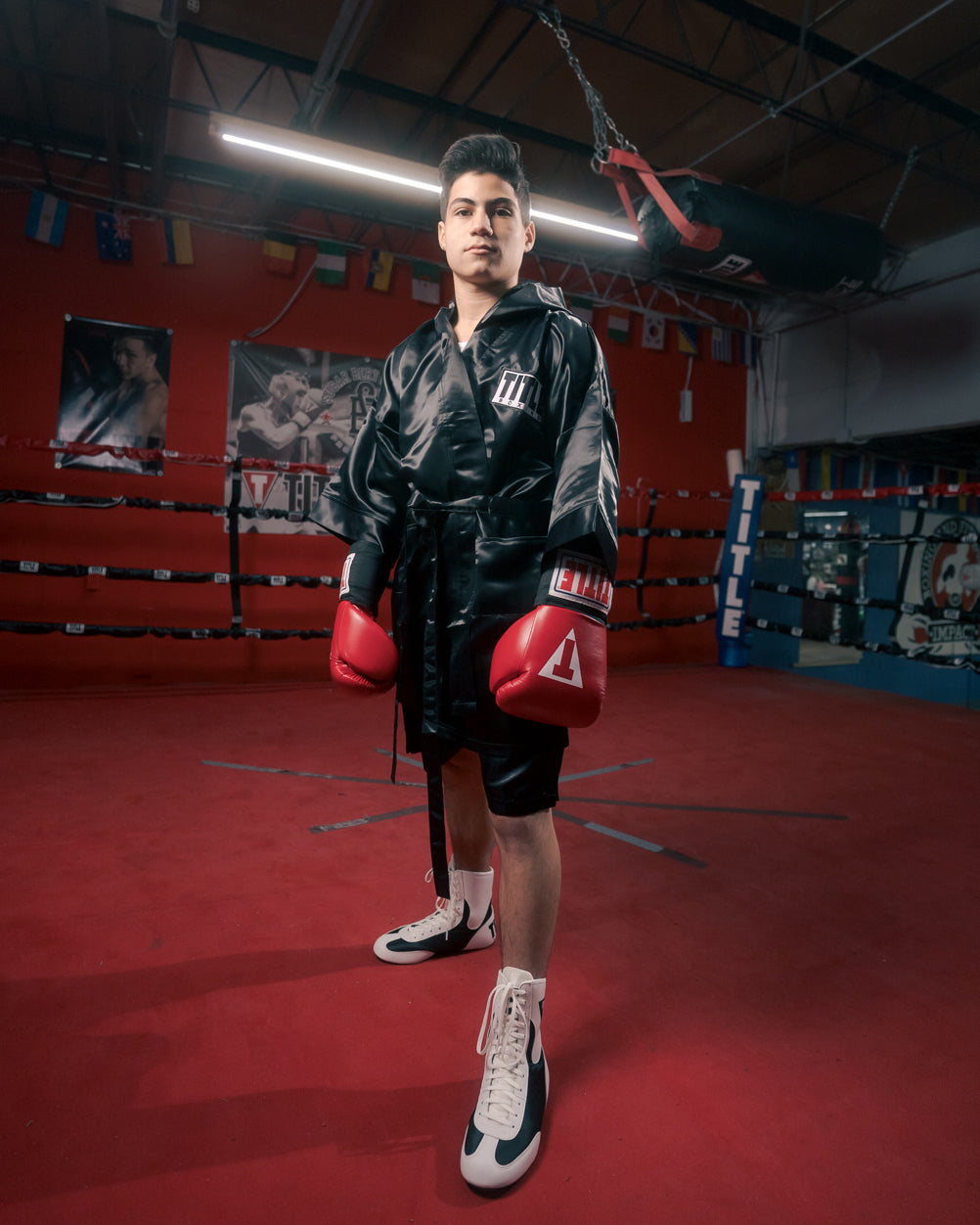 TITLE Boxing Fingertip Training Robe - Premium Boxing & MMA Sparring Gear for Fighters - Perfect for Gym Workouts, Martial Arts Training & Competition