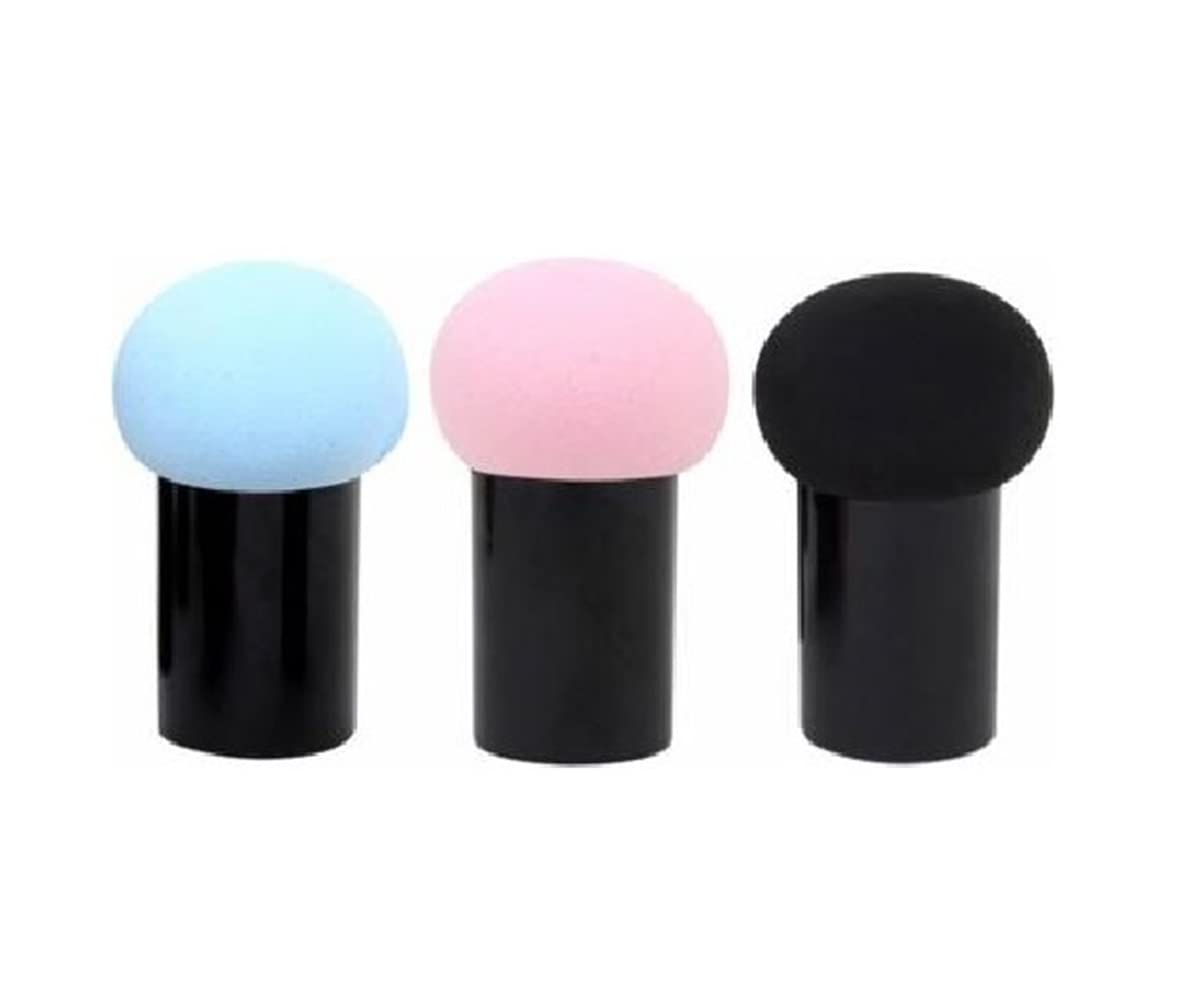 Premium Mushroom Makeup Sponge Blender - 4 Pack Multicolor Cosmetic Sponge Puffs for Flawless Foundation & Concealer Application - Perfect for Daily Makeup, Travel & Professional Use