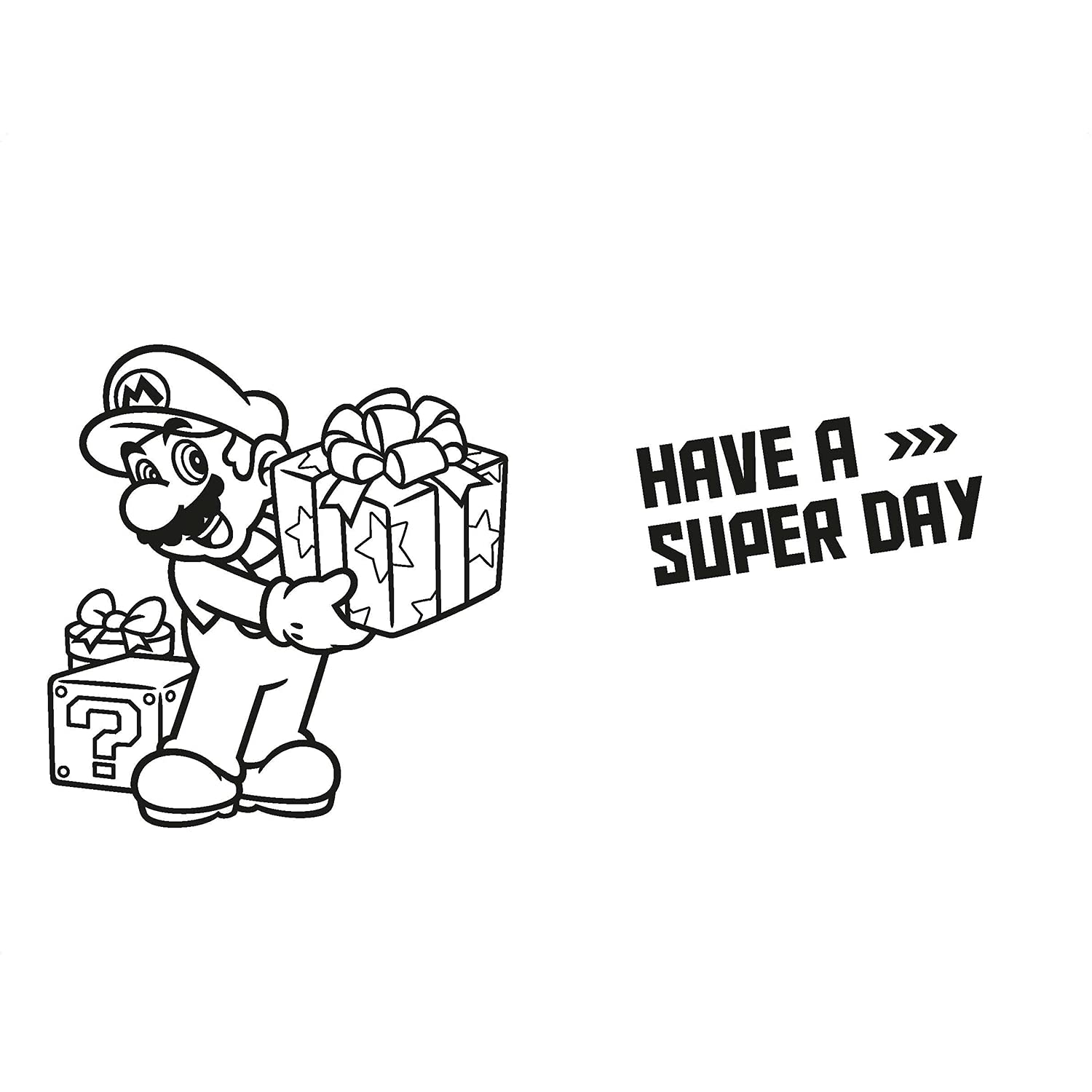 Super Mario Birthday Card - Happy Birthday Greeting Card for Gamers & Fans | Perfect for Nintendo Lovers, Birthday Parties & Special Occasions