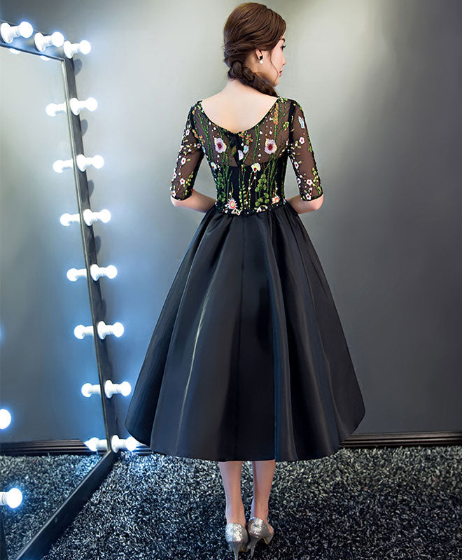 Elegant Black A-Line Short Prom Dress & Pink Evening Gown - Perfect for Homecoming, Cocktail Parties & Formal Events
