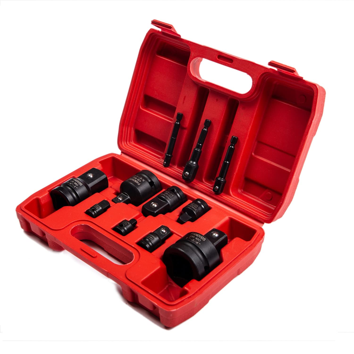 11-Piece Impact Socket Adapter and Reducer Set - 1/4