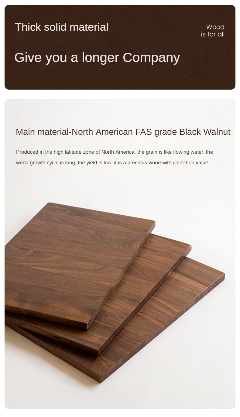Premium Black Walnut Solid Wood TV Stand with Modular Design - Stylish Media Console for Living Room, Home Theater & Entertainment Centers