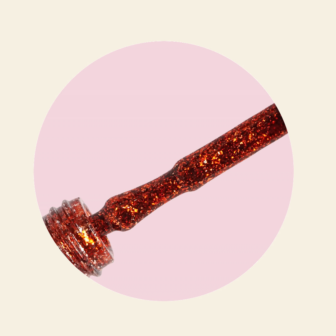Mitty Platinum Glitter Kiss Me Red Lip Gloss 15ml - Shiny Long Lasting Lip Gloss for Parties, Date Night & Special Occasions