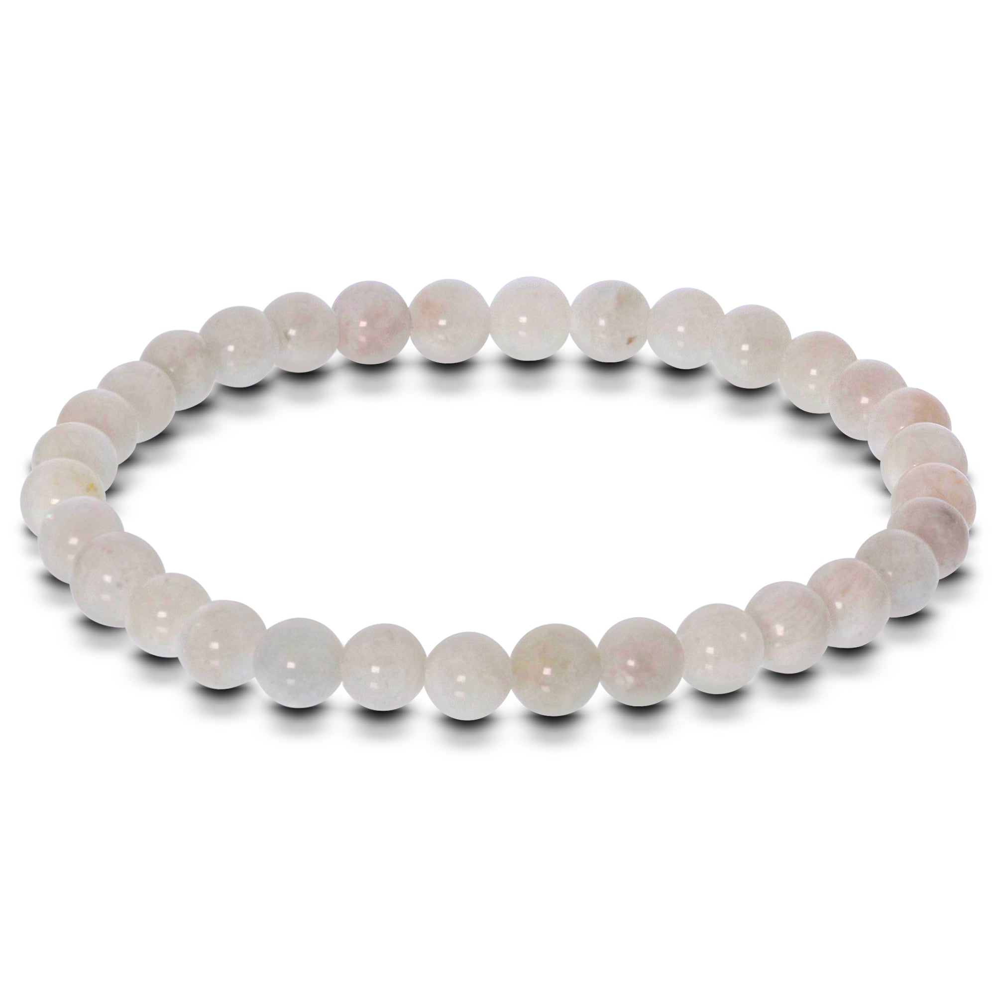 6mm Rainbow Moonstone Stretch Bracelet for Women & Men - Healing Crystal Jewelry for Yoga, Meditation & Spiritual Balance