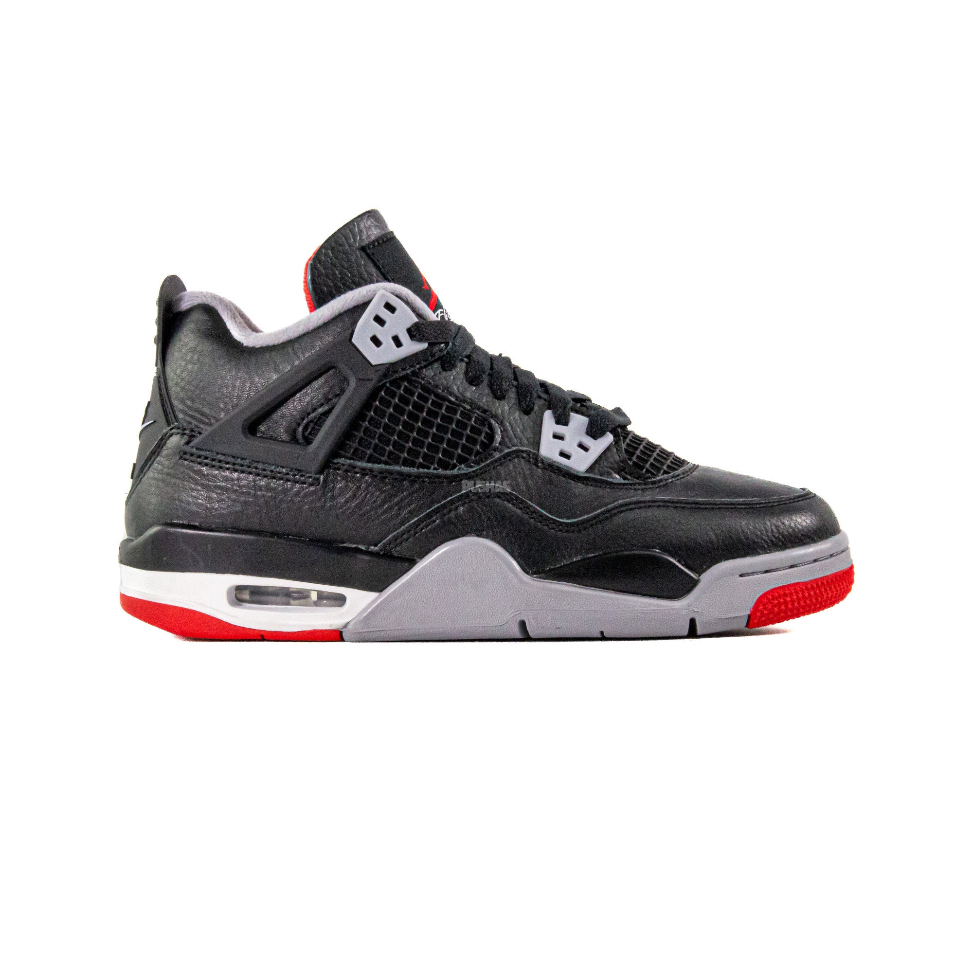 Air Jordan 4 Retro 'Bred Reimagined' GS (2024) - Classic Black & Red Basketball Shoes for Women & Girls - Perfect for Streetwear, Sneaker Collection & Casual Fashion