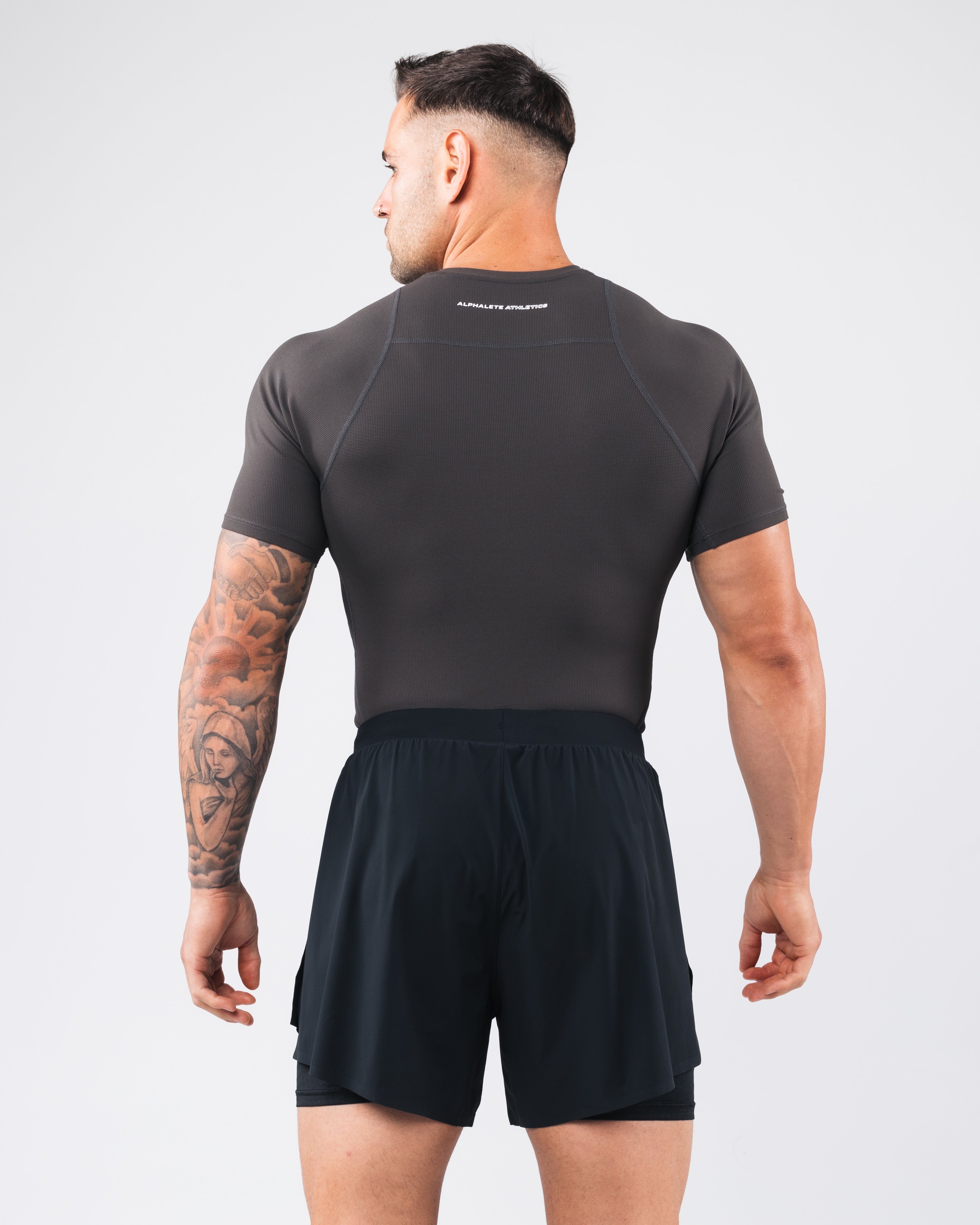 High Performance Power Short Sleeve T-Shirt for Men - Quick Dry & Breathable Workout Shirt - Gym, Running, Training & Outdoor Activities