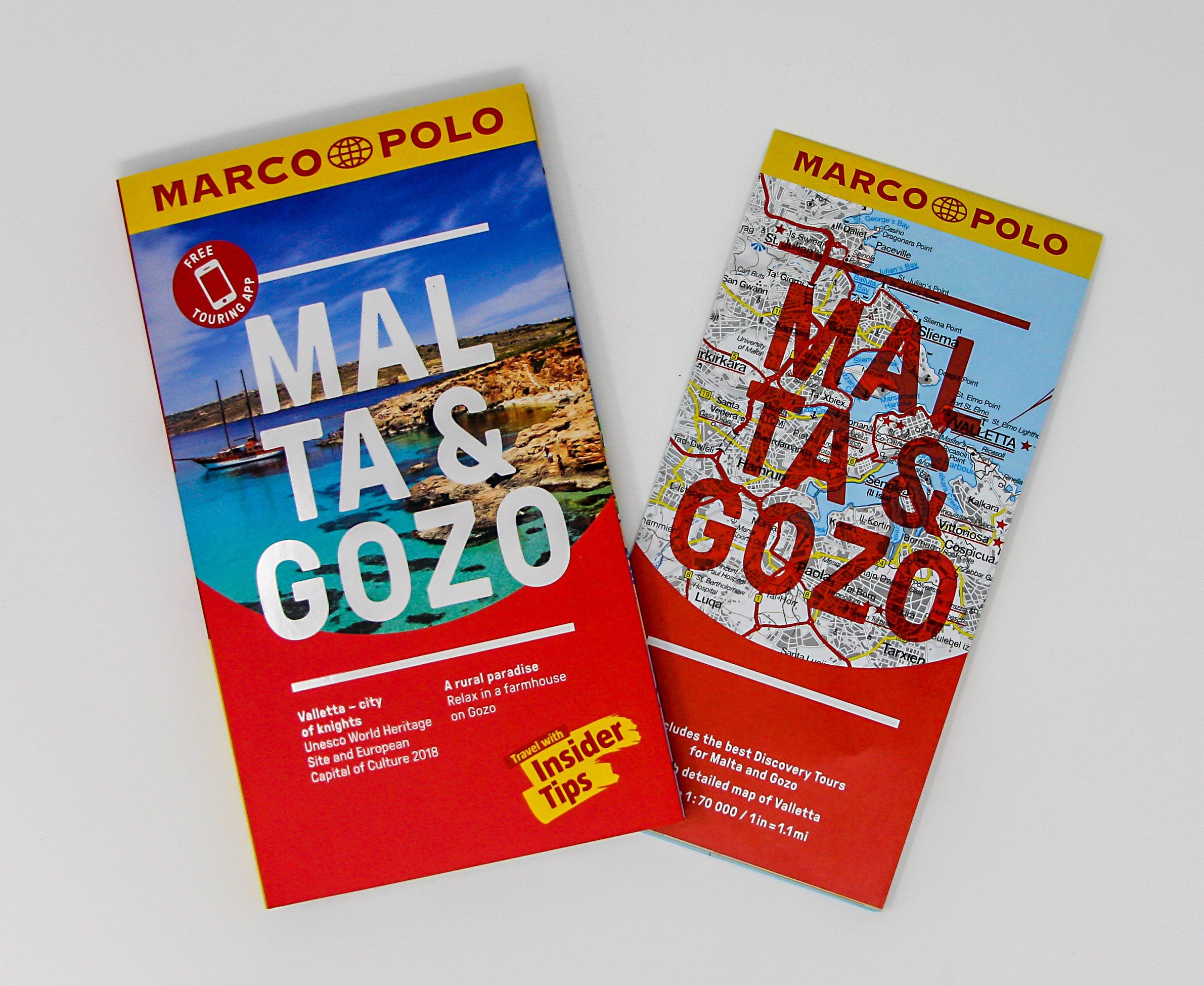 Malta & Gozo Travel Guide - Marco Polo Pocket Guide | Compact Travel Book with Maps & Insider Tips for Exploring Malta's Beaches, Historic Sites & Local Culture