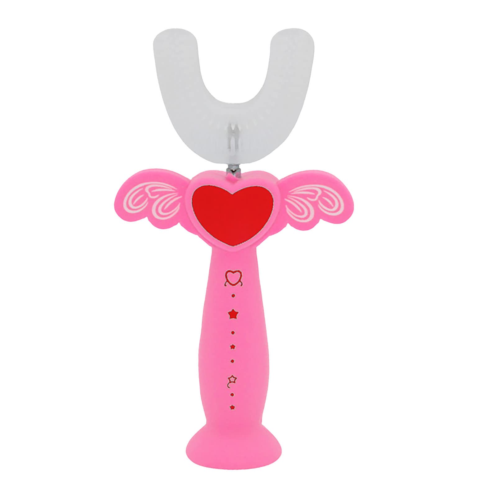 RTYEUNC Angel Wings Kids Toothbrush - Soft Silicone Manual Training Toothbrush for Toddlers & Children | 360° Oral Cleaning Design | Gentle Brushing for Baby Teeth Care | Perfect for Home, Travel & School Use