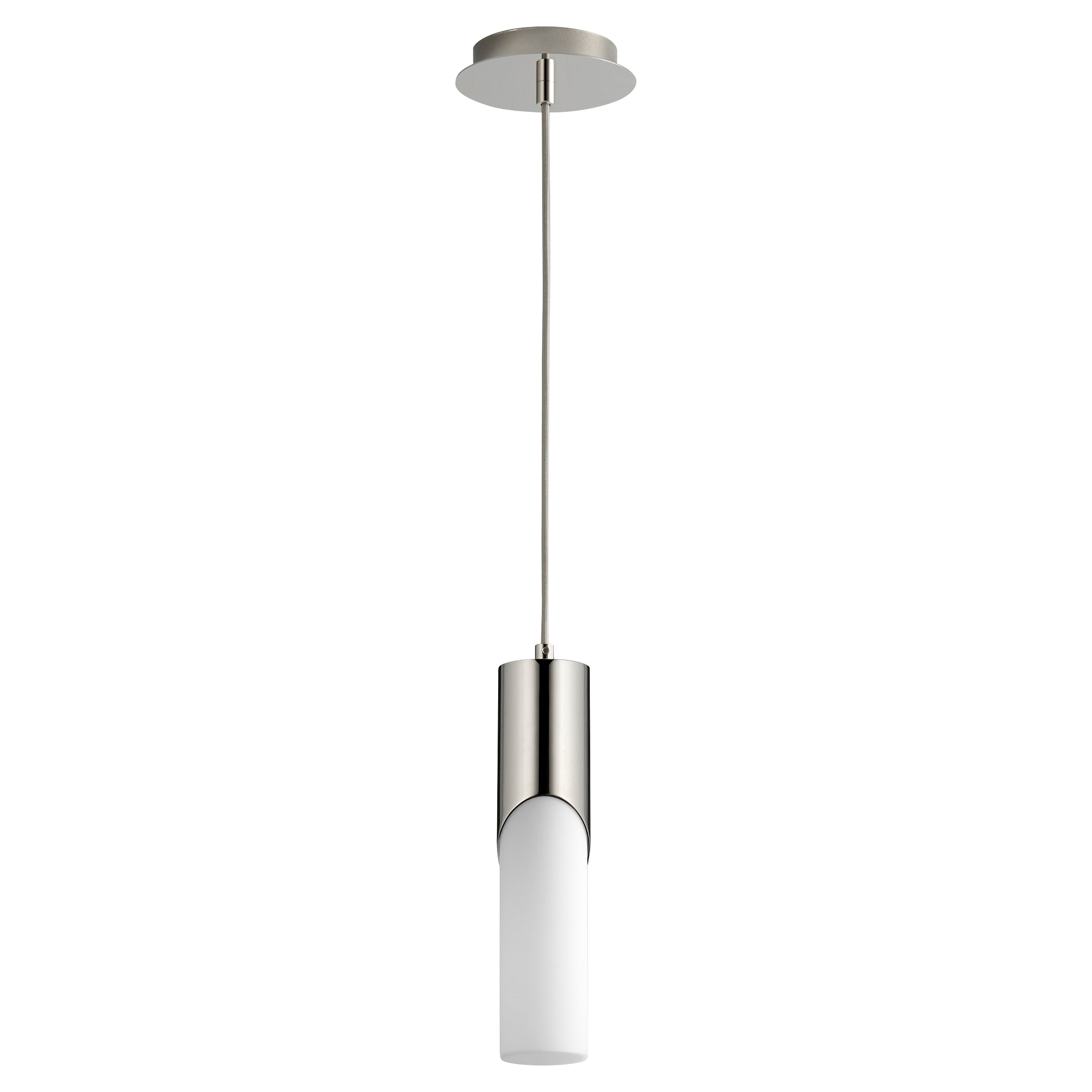 Oxygen Ellipse 3 668 120 Pendants in Polished Nickel - Modern Ceiling Lighting Fixture for Living Room, Bedroom & Dining Room