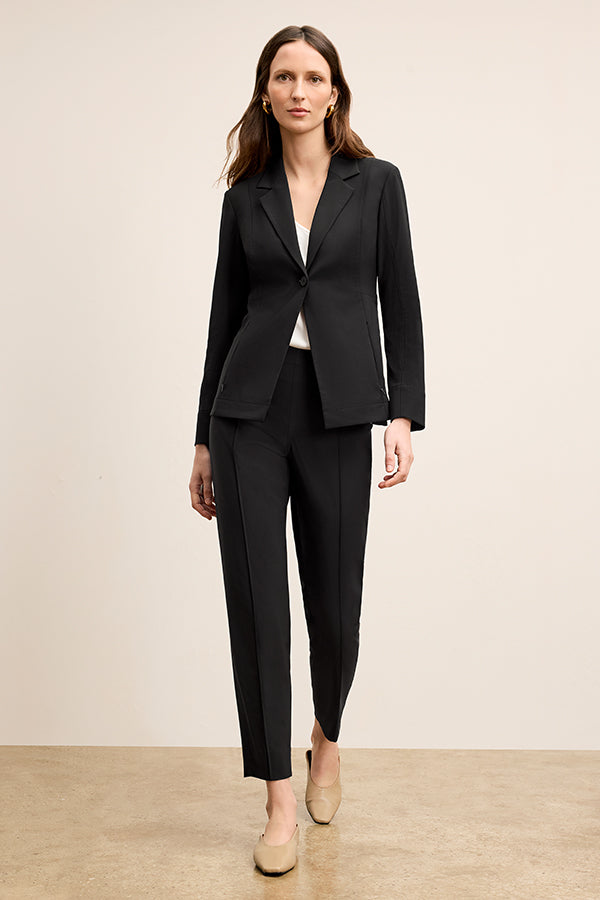Colby Travel Pants for Men - OrigamiTech Stretch Wrinkle-Free Black Dress Pants for Business & Casual Wear - Perfect for Office, Commuting, and Travel