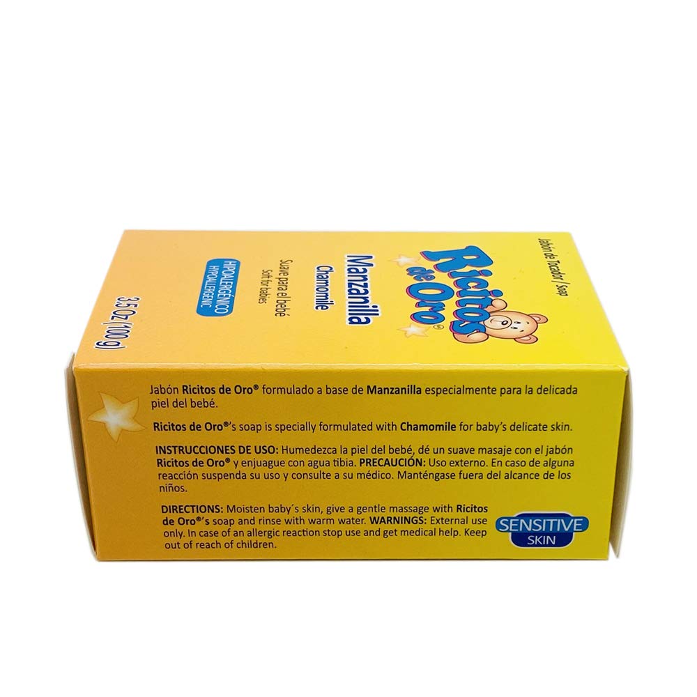 Goldilocks Chamomile Soap with Natural Chamomile Extract - 100g Gentle Cleansing Bar for Sensitive Skin & Relaxing Bath Time