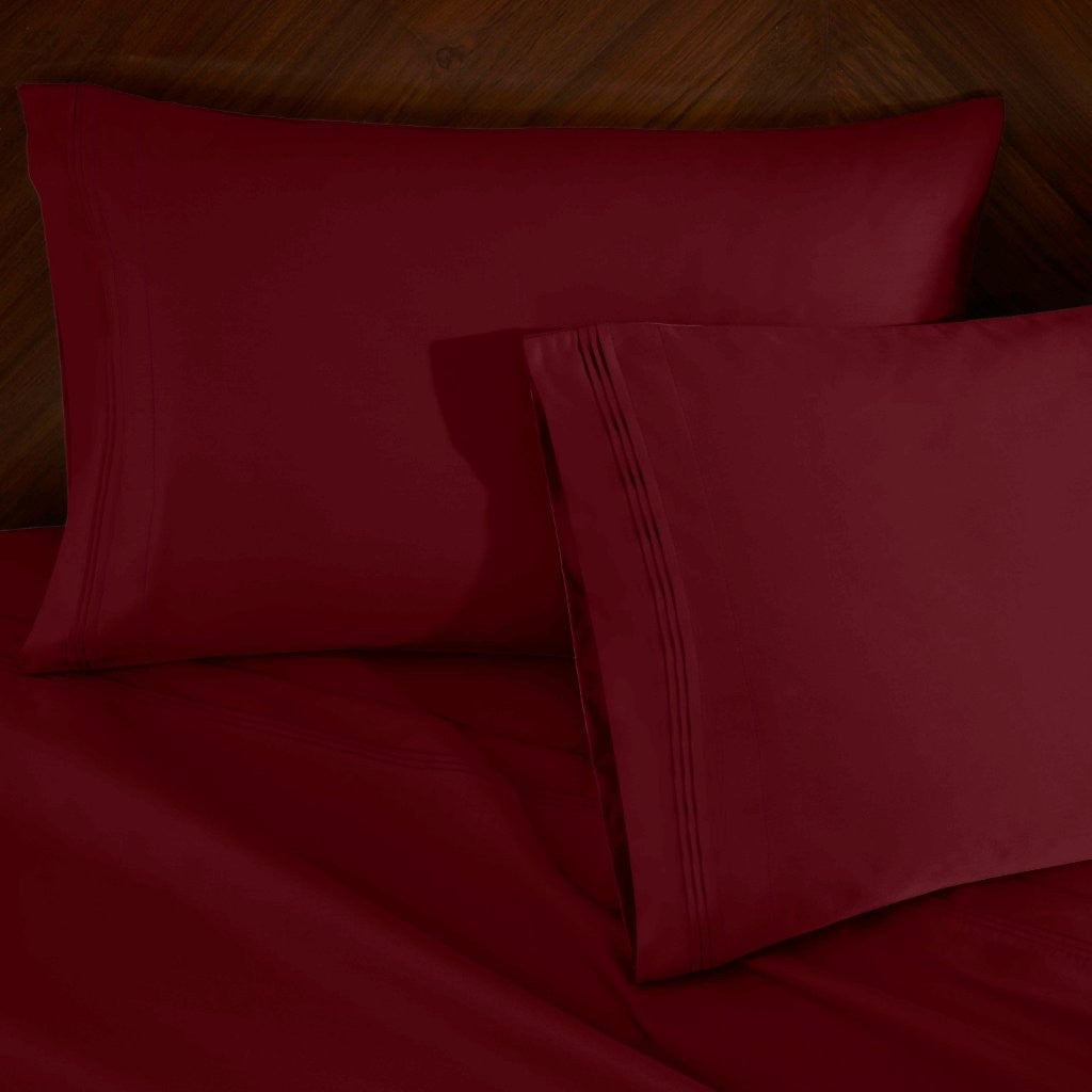 Premium 1000 Thread Count Egyptian Cotton Sheet Set - Eco-Friendly, Breathable & Hypoallergenic - Perfect for Luxury Bedding & Hot Sleepers