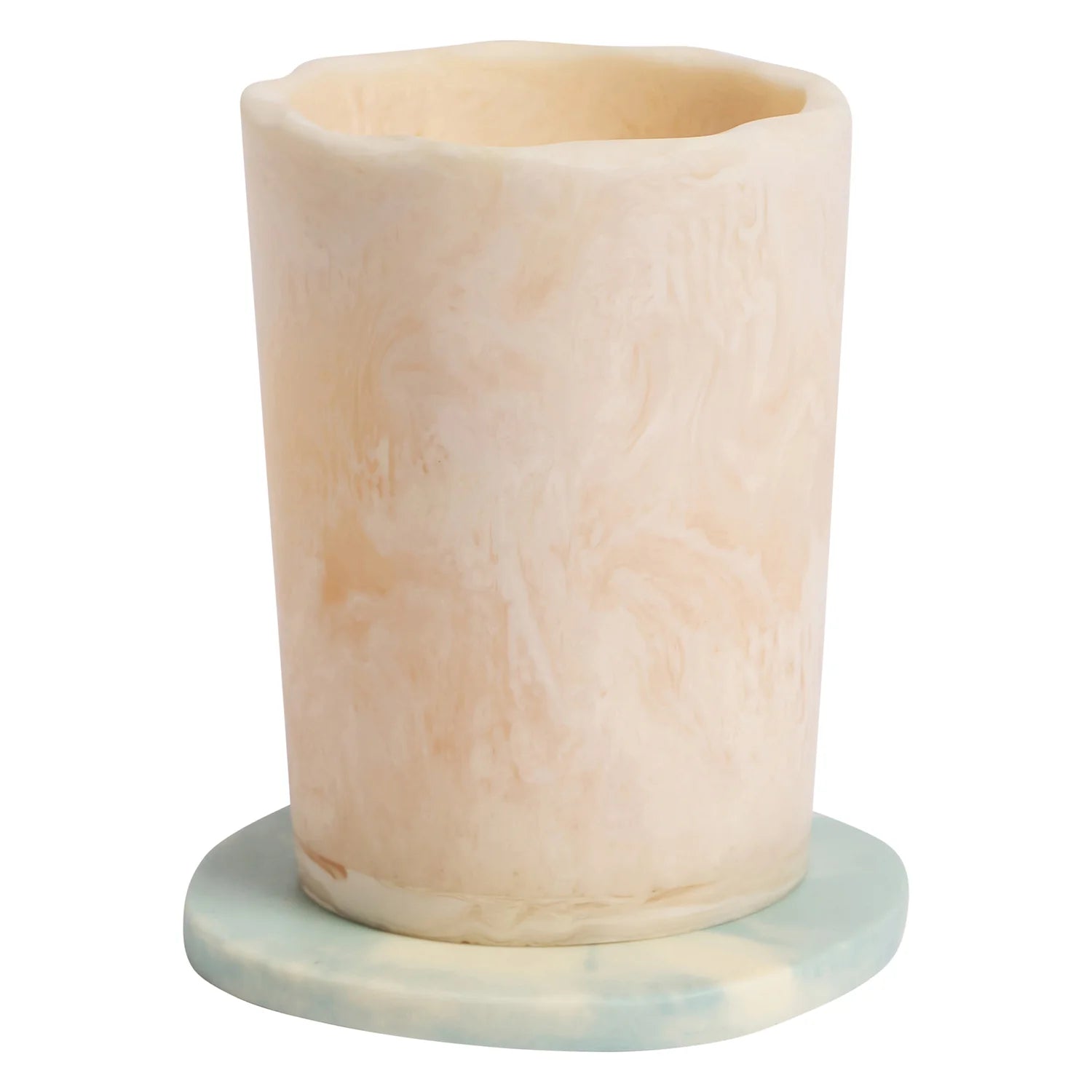 FENELLA 2-Pack Cloud Coasters - Absorbent & Durable Drink Coasters for Coffee, Tea, and Beverages - Perfect for Home, Office, and Party Use