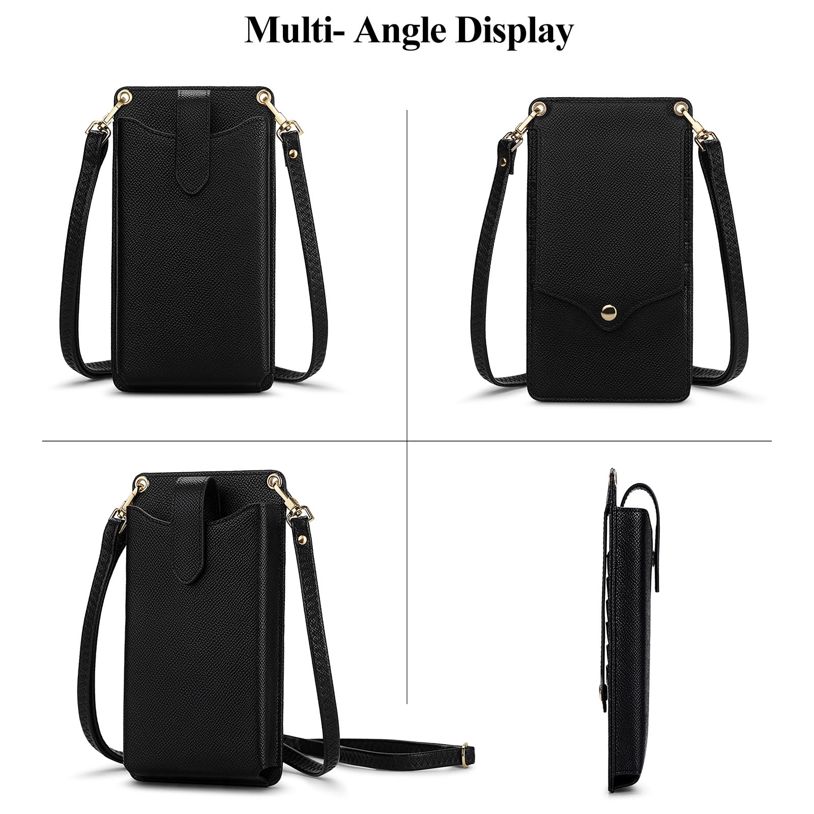 RONSIN Small Crossbody Phone Bag for Women - RFID Blocking Mini Shoulder Purse with Card Slots | Perfect for Travel, Shopping & Everyday Use