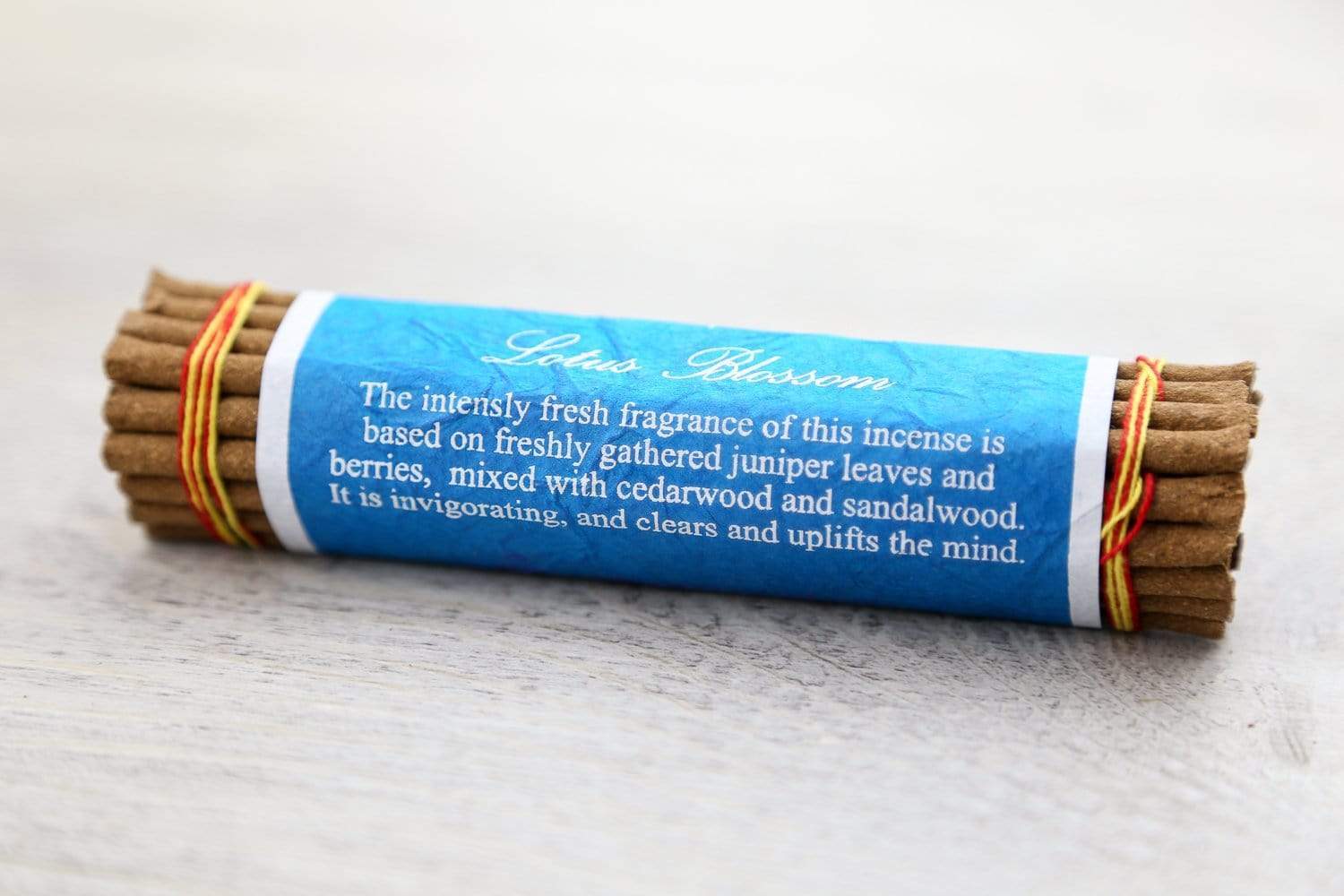 Handmade Blue Lotus Blossom Incense - Natural Aromatherapy for Meditation, Yoga & Relaxation | Premium Buddhist Nun-Crafted Spiritual Fragrance