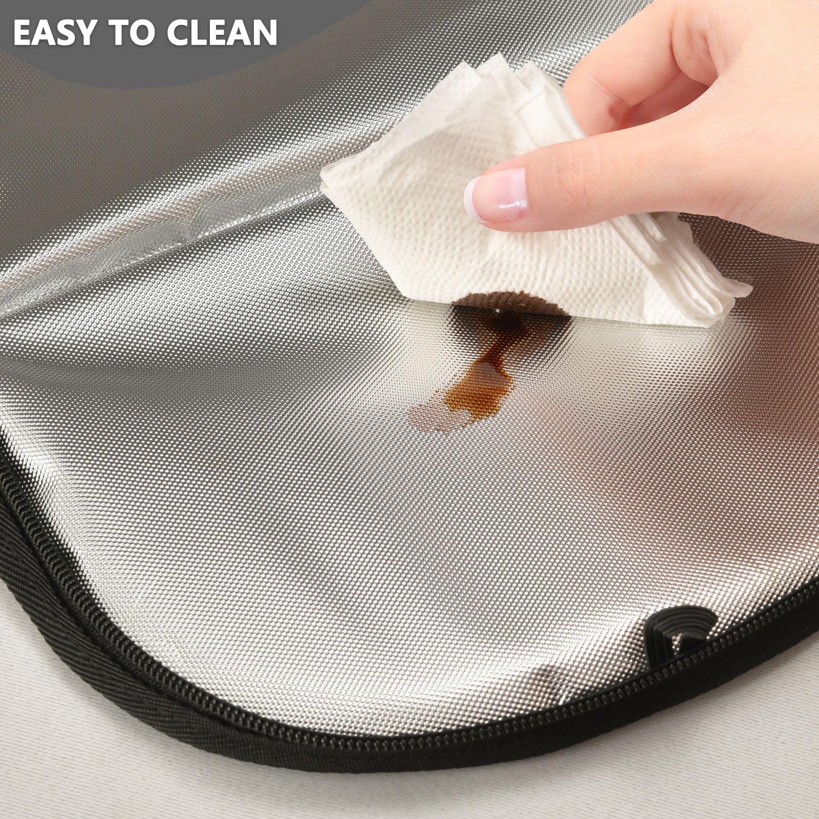 ALAZA Dinosaur Car Trash Can - Waterproof Collapsible Garbage Bag, Multipurpose Car Organizer for Road Trips, Camping, and Office Use