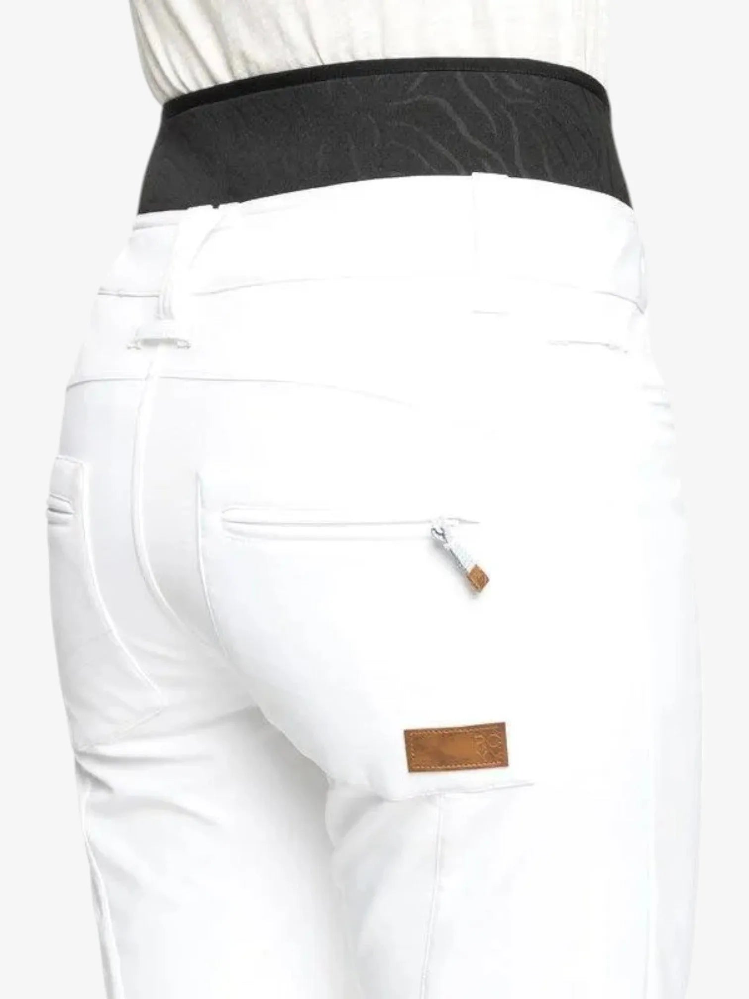 ROXY Women's Snow Rising High Snowboard Pants - White - Waterproof & Insulated for Winter Sports & Outdoor Adventures