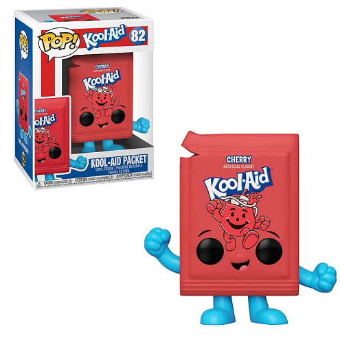Funko Pop! AD ICONS Kool Aid Man with Kool Aid Packet #82 - Collectible Vinyl Figure for Pop Culture Fans & Home Decor
