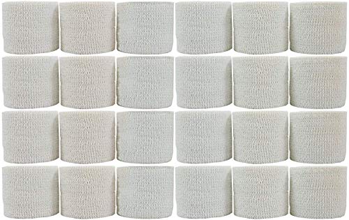 PowerFlex Self Adhesive Athletic Tape - Latex-Free Sports Wrap for Injury Support (2