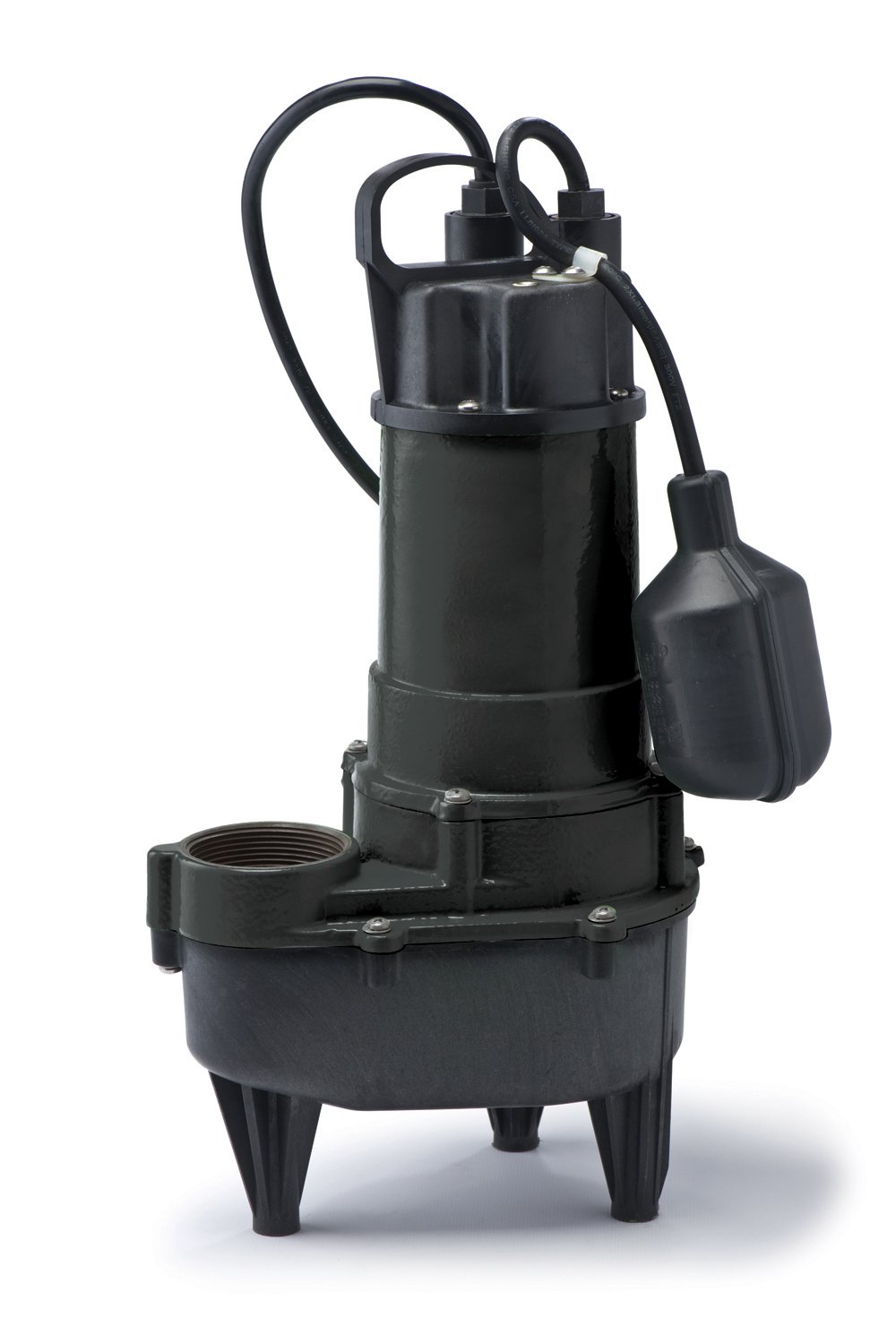 ECO-FLO RSE50W 1/2 HP Cast Iron Sewage Pump with Wide Angle Switch - 5,700 GPH High Flow, Durable & Corrosion Resistant - Ideal for Basement Flooding, Septic Systems & Wastewater Removal