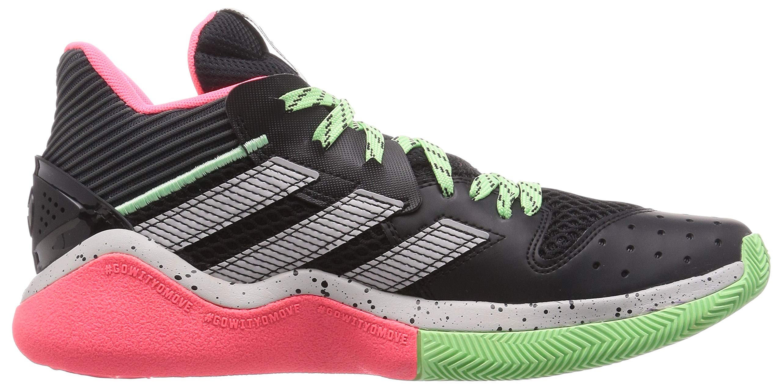 **adidas Unisex Harden Stepback Sneakers - Lightweight Basketball Shoes for Men & Women - Perfect for Indoor Courts, Training & Casual Wear**